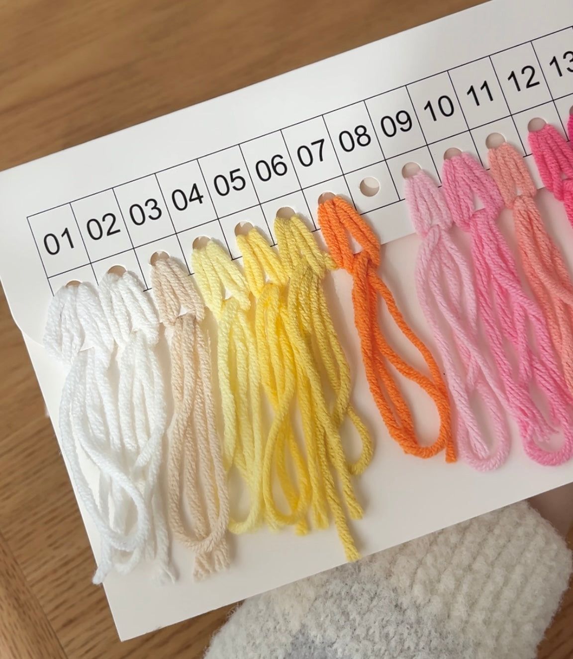 Colour Swatch Card