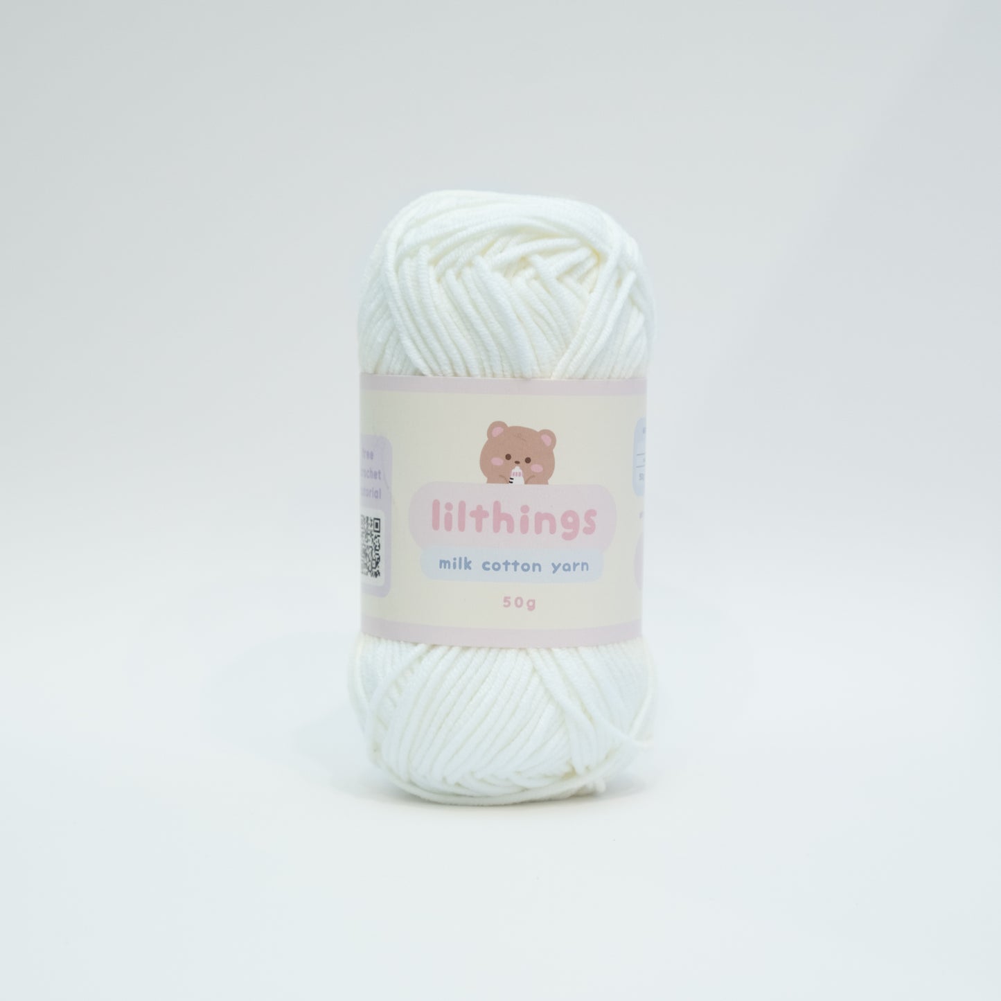 PRE-ORDER 50g milk cotton yarn