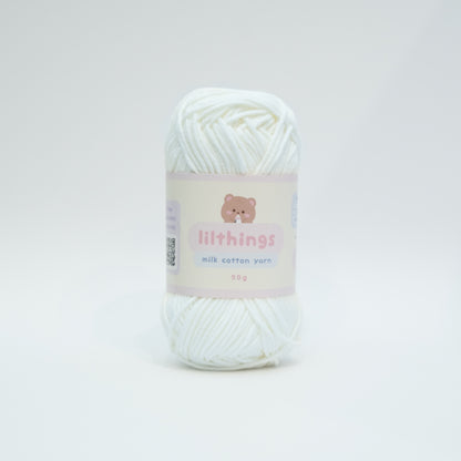 PRE-ORDER 50g milk cotton yarn