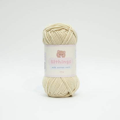 PRE-ORDER 50g milk cotton yarn