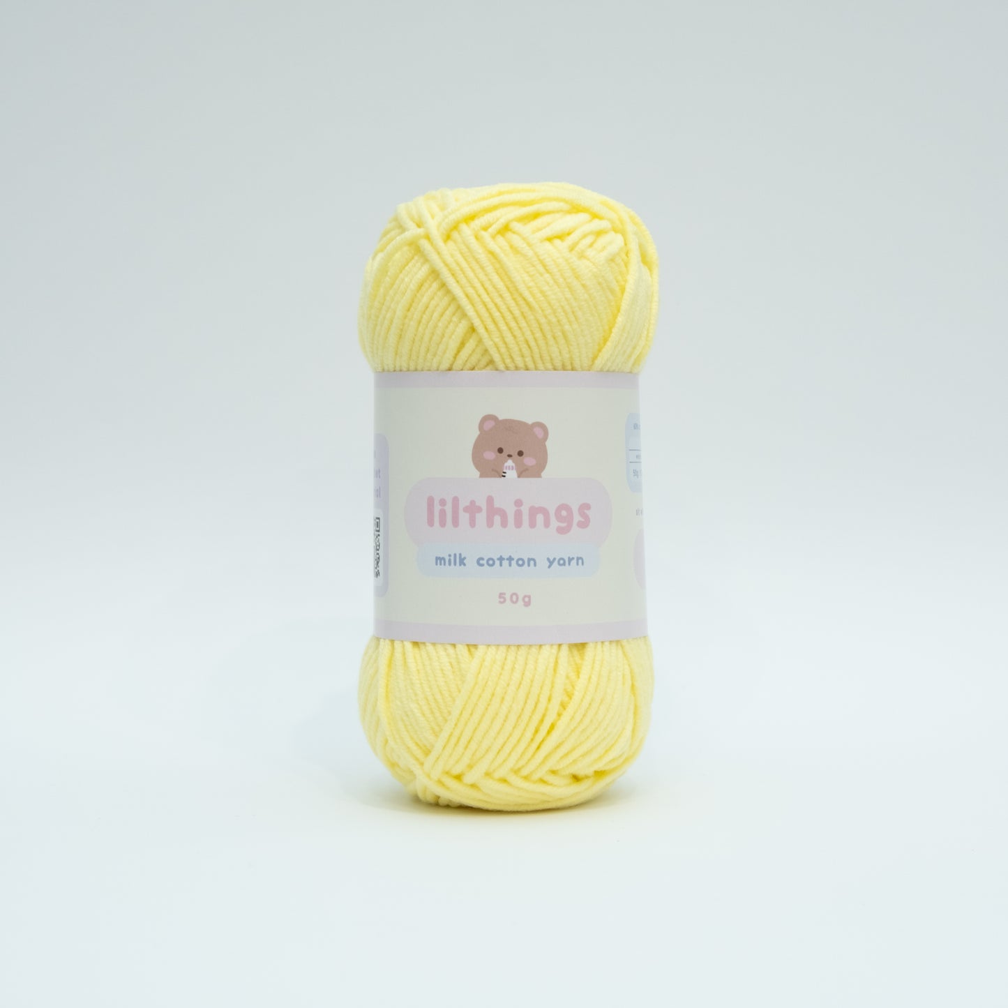 PRE-ORDER 50g milk cotton yarn