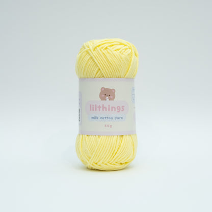 PRE-ORDER 50g milk cotton yarn