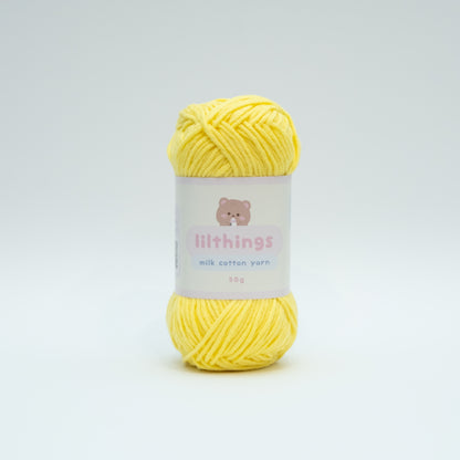 PRE-ORDER 50g milk cotton yarn