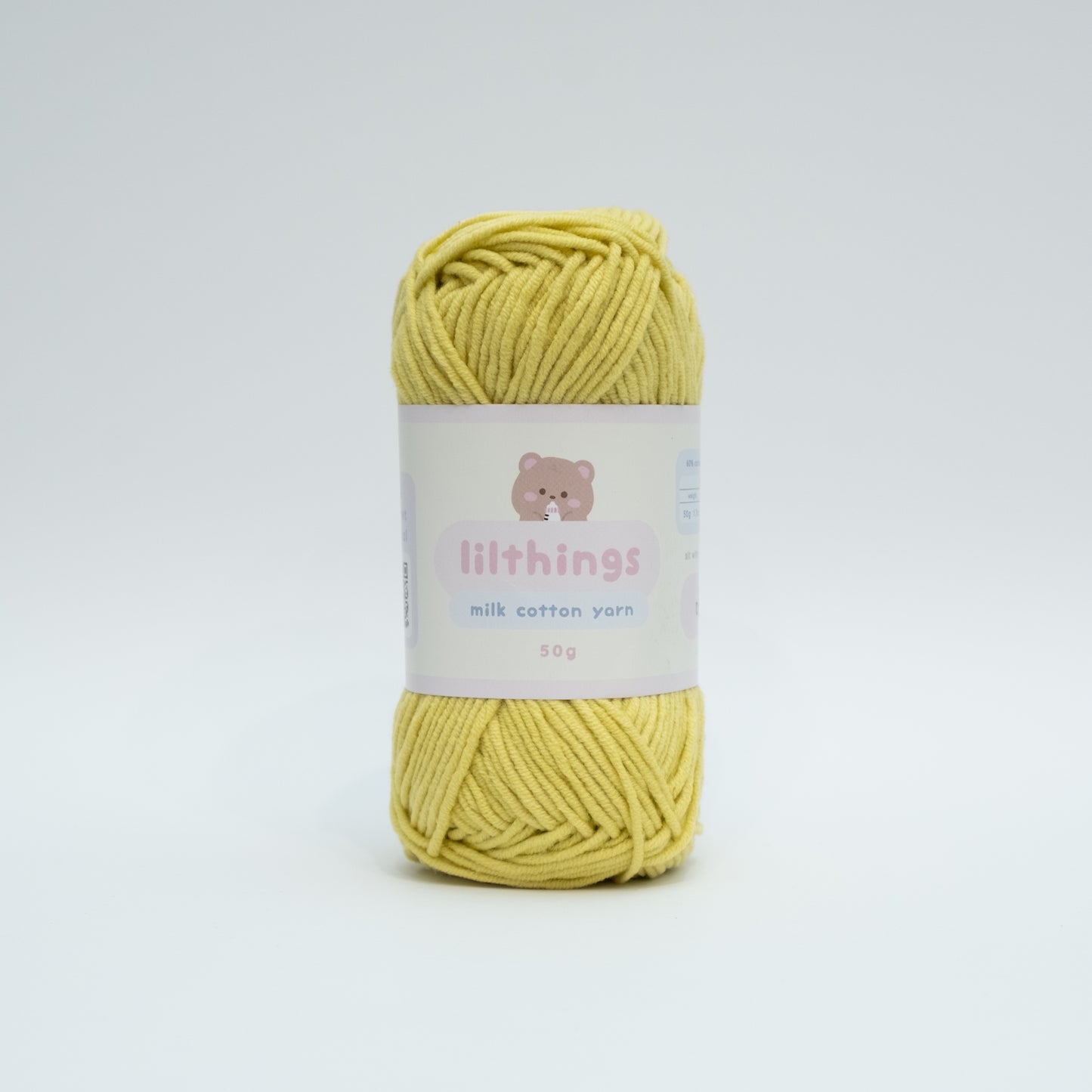 PRE-ORDER 50g milk cotton yarn