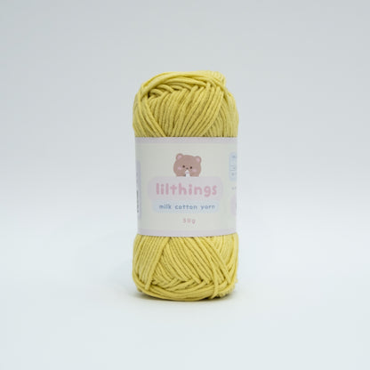PRE-ORDER 50g milk cotton yarn