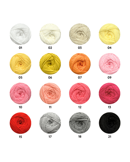 PRE-ORDER 50g milk cotton yarn