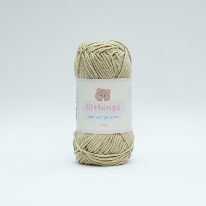 PRE-ORDER 50g milk cotton yarn