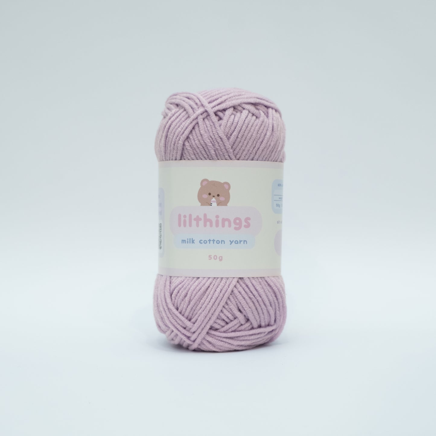 PRE-ORDER 50g milk cotton yarn