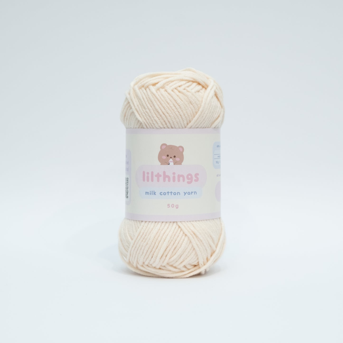 PRE-ORDER 50g milk cotton yarn