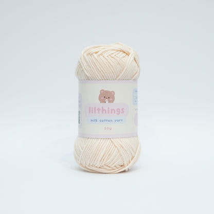PRE-ORDER 50g milk cotton yarn