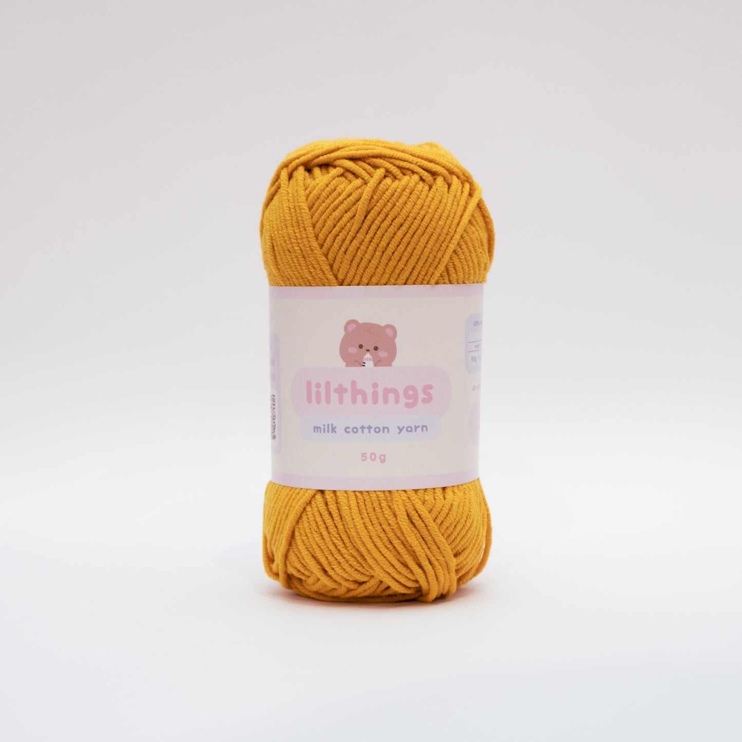 PRE-ORDER 50g milk cotton yarn