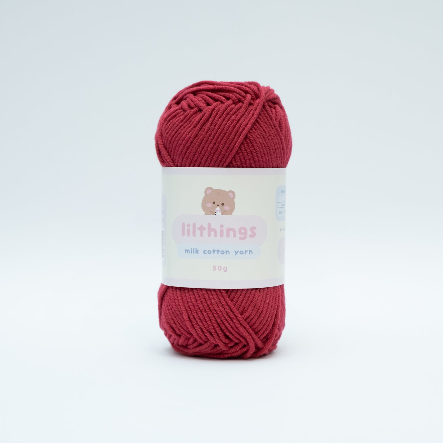PRE-ORDER 50g milk cotton yarn