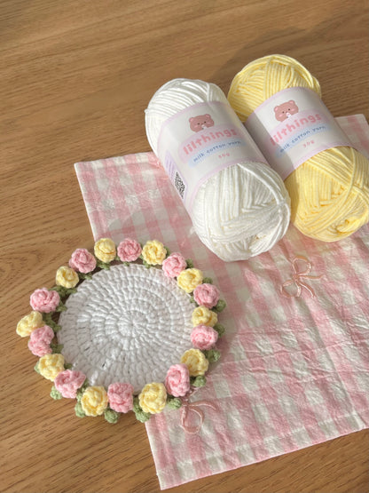 PRE-ORDER 50g milk cotton yarn