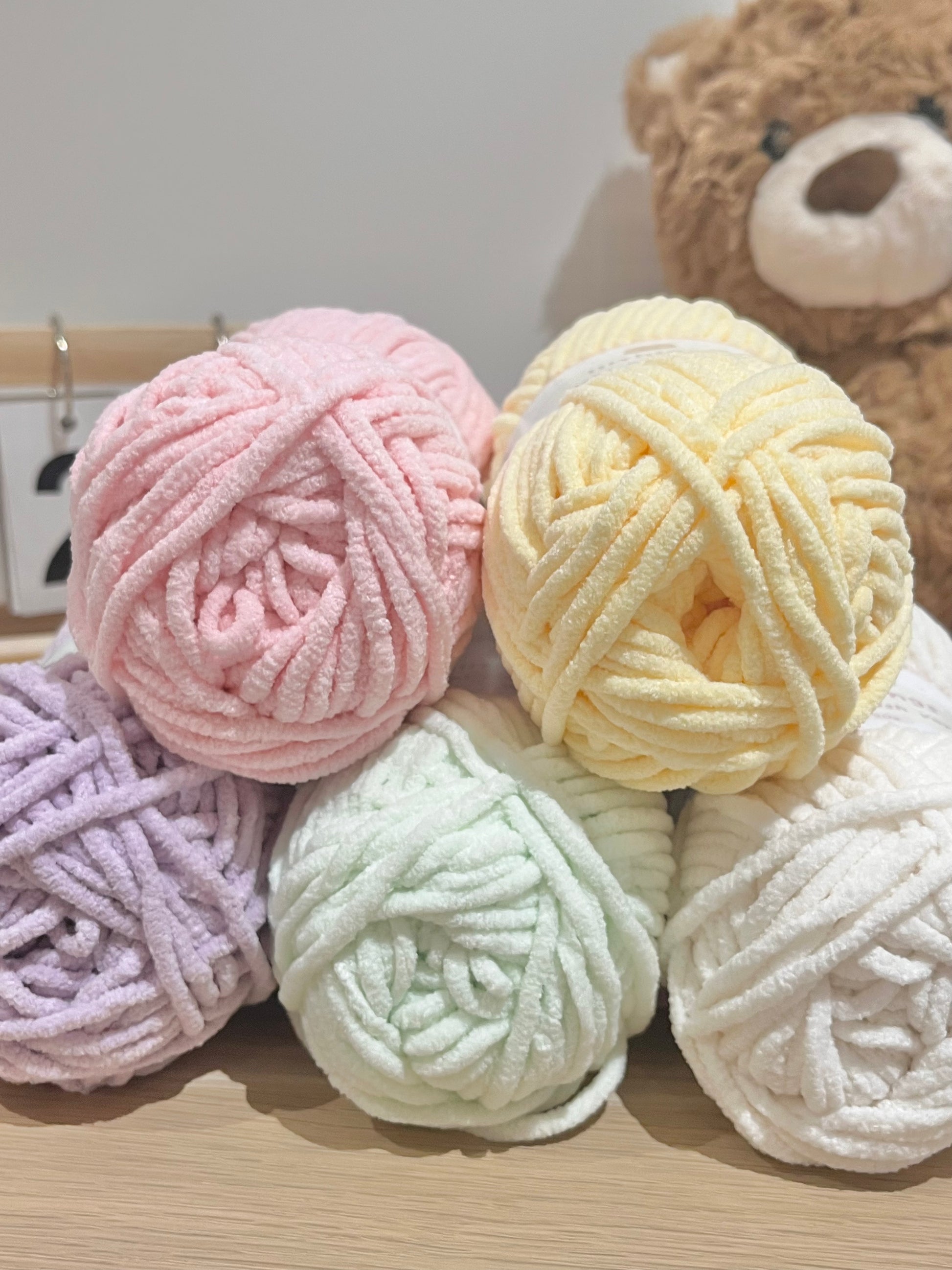 light plush yarn 50g – Lilthings World